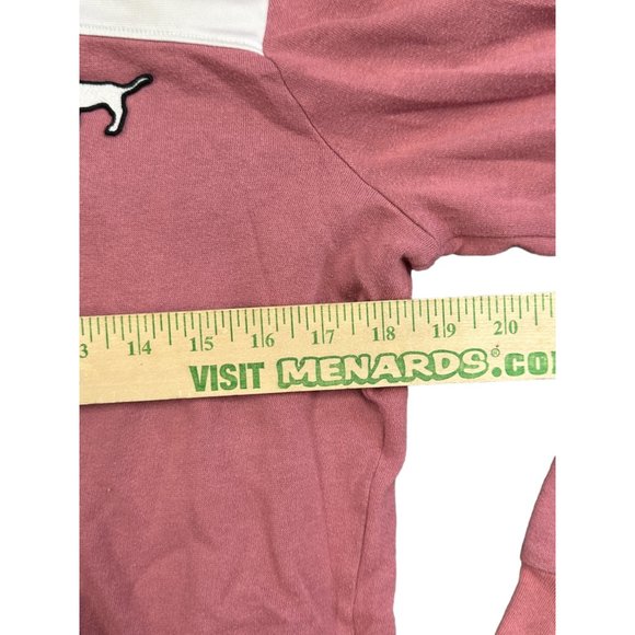 Victoria's Secret Pink Full Zip Hoodie Sweater Floral Logo Colorblock Y2K Jacket - Picture 7 of 9